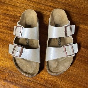 Birkenstock Arizona Sandal - Graceful Pearl White